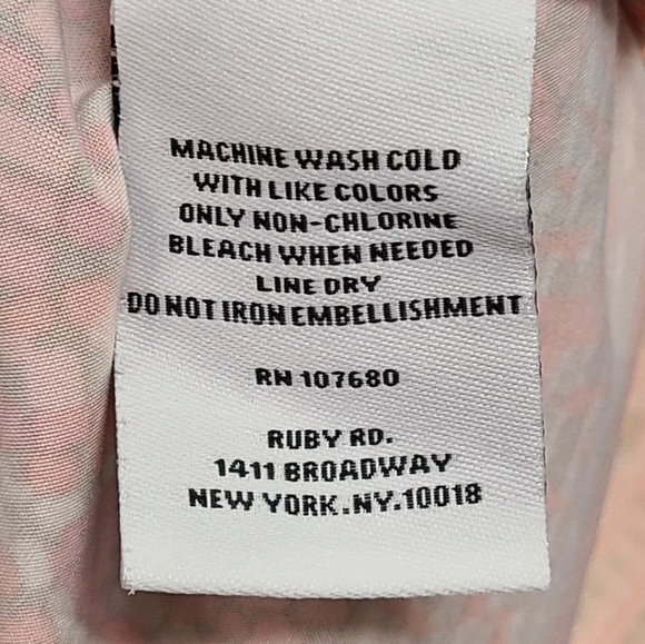 Ruby Rd Women's Maxi Dress Multi-color Embellished V-neckline Dolman Sleeves sz - Picture 9 of 9